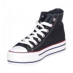 Zapatillas Lona Mujer Refresh 171902 Negro