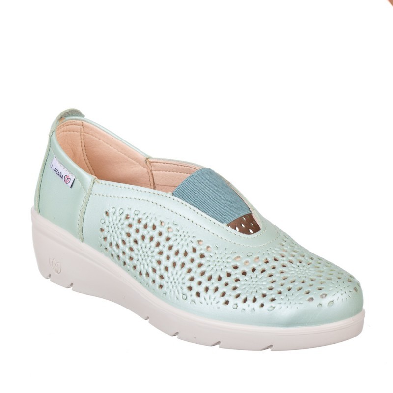Zapatos Casual Mujer Laura Azaña 26812 Turquesa