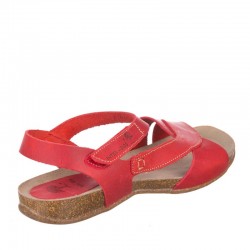 Sandalias Planas Mujer Inter-Bios 4487 Rojo