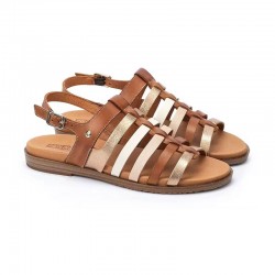 Sandalias Planas Mujer Pikolinos W8Q-0799 Cuero