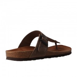 Sandalias Planas Hombre Inter-Bios 9510 Taupe