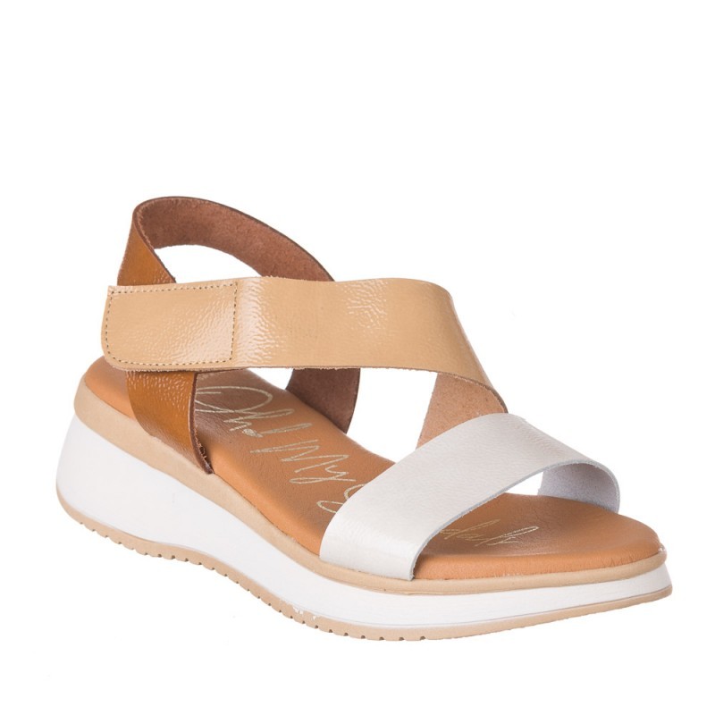Sandalias Planas Mujer Oh My Sandals 5403 Cuero