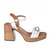 Sandalias de Tacón Mujer Oh My Sandals 5397 Blanco