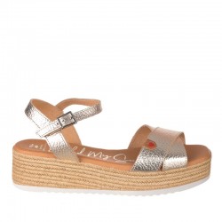 Sandalias de Tacón Mujer Oh My Sandals 5466 Oro
