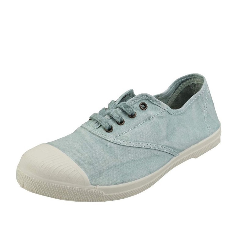 Zapatillas Lona Mujer Natural World 102E Turquesa