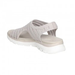Sandalias Planas Mujer Skechers 119479 Gris