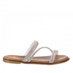 Sandalias Planas Mujer Porronet 3009 Plata