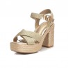 Sandalias de Tacón Mujer XTI 142741 Oro