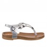 Sandalias Planas Mujer Porronet 3020 Plata