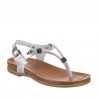 Sandalias Planas Mujer Porronet 3020 Plata