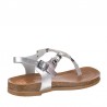 Sandalias Planas Mujer Porronet 3020 Plata