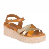 Sandalias Planas Mujer Zapp 760 Oro