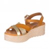 Sandalias Planas Mujer Zapp 760 Oro