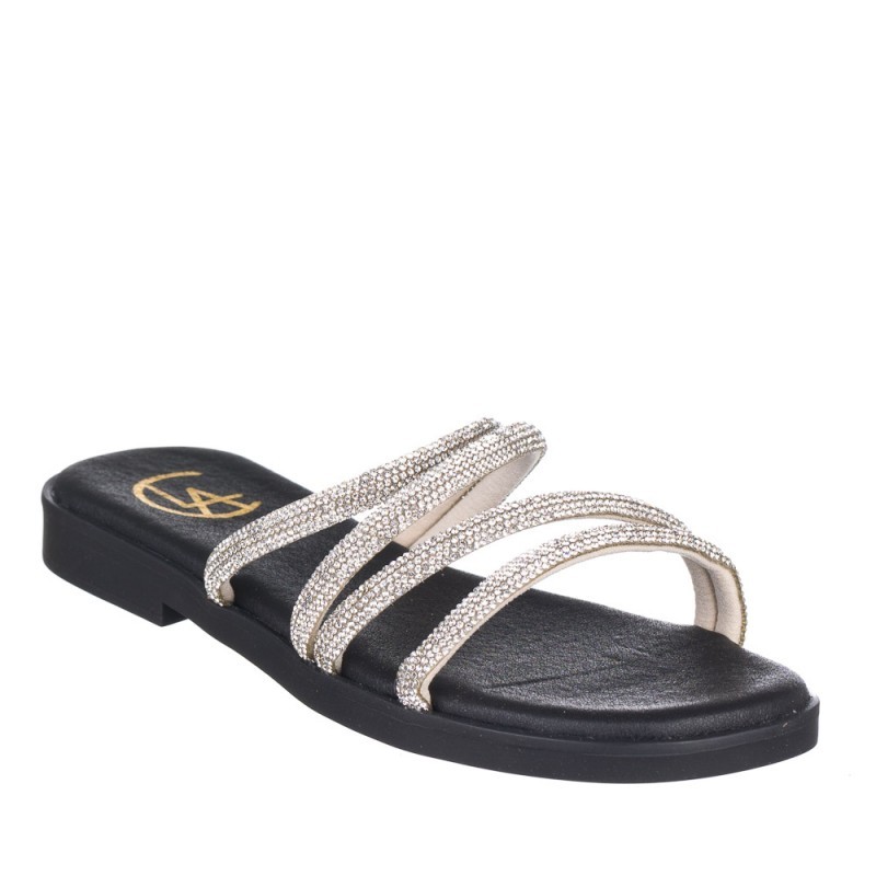 Sandalias Planas Mujer Zapp Venus Plata