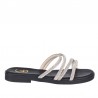 Sandalias Planas Mujer Zapp Venus Plata