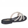Sandalias Planas Mujer Zapp Venus Plata
