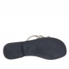 Sandalias Planas Mujer Zapp Venus Plata