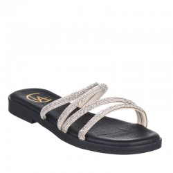Sandalias Planas Mujer Zapp Venus Plata