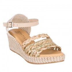 Cuñas Mujer Pitillos 5502 Natural