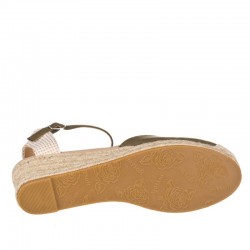 Cuñas Mujer Zapp 102 Kaki