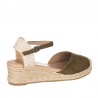 Cuñas Mujer Zapp 102 Kaki