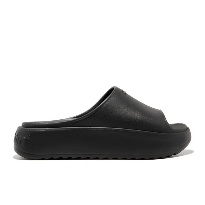Sandalias Planas Mujer D.franklin Sonax Slide Negro