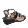 Cuñas Mujer 48 Hrs 412103 Plomo