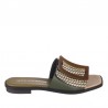 Sandalias Planas Mujer Noa Harmon 9375 Kaki