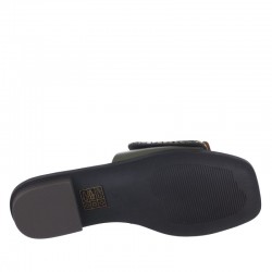 Sandalias Planas Mujer Noa Harmon 9375 Kaki
