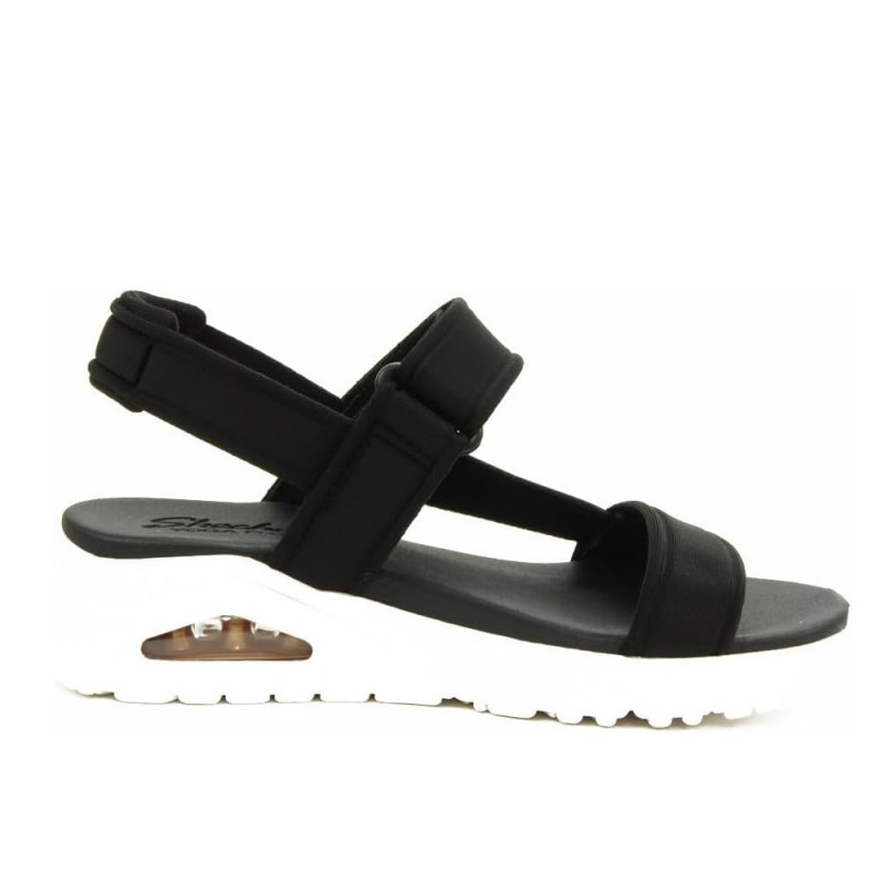 Cuñas Mujer Skechers Uno-Summerstand 2 Negro
