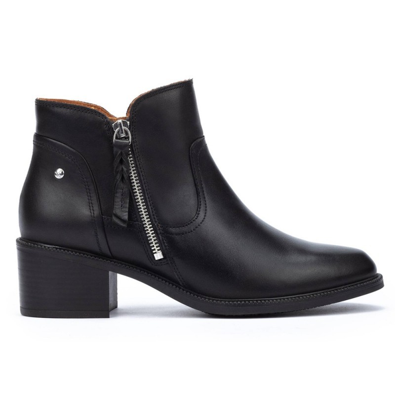 Botines de Tacón Mujer Pikolinos W2D-8674 Negro
