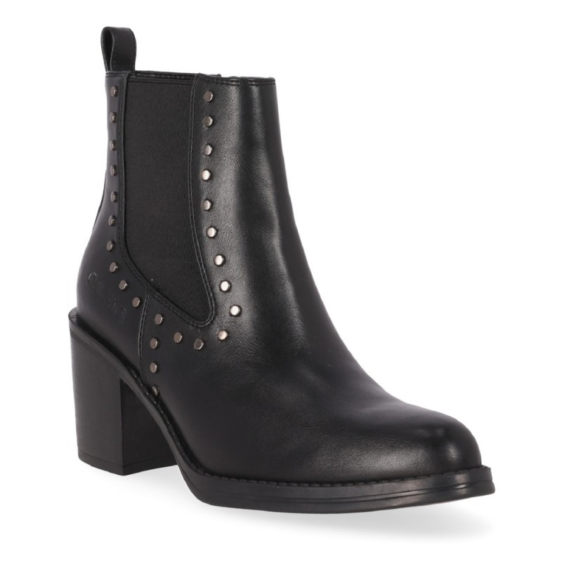 Botines de Tacón Mujer Chika10 Georgia 01 Negro