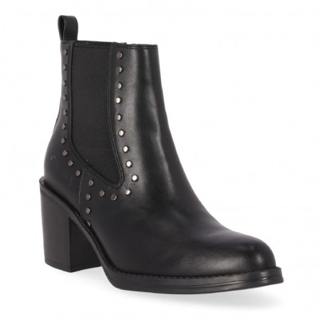 Botines de Tacón Mujer Chika10 Georgia 01 Negro