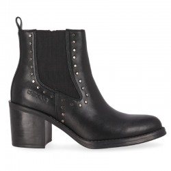 Botines de Tacón Mujer Chika10 Georgia 01 Negro
