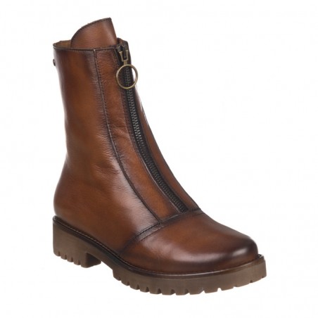 Botines Planos Mujer Zapp 23844 Cuero