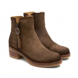 Botas de Tacón Mujer Porronet Juno Serraje Cuero