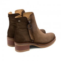 Botas de Tacón Mujer Porronet Juno Serraje Cuero