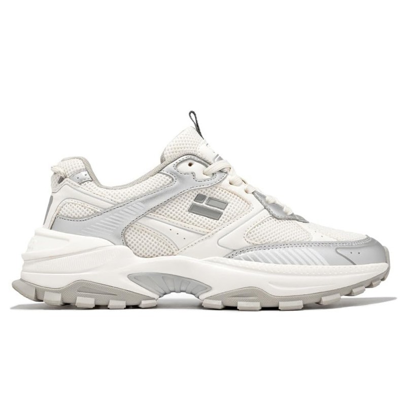 Sneakers Mujer D.franklin 347 Track Flag Plata