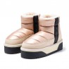 Botines Planos Mujer D.franklin Nordic V.2 Low Bomb Beig