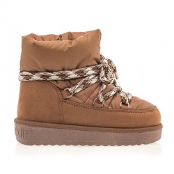 Botines Planos Mujer D.franklin Nordic Nova Low Bomb Cuero
