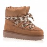 Botines Planos Mujer D.franklin Nordic Nova Low Bomb Cuero