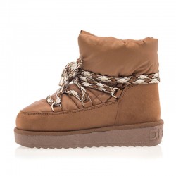 Botines Planos Mujer D.franklin Nordic Nova Low Bomb Cuero