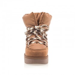 Botines Planos Mujer D.franklin Nordic Nova Low Bomb Cuero