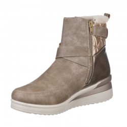Botines Planos Mujer Zapp 575 Taupe