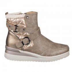 Botines Planos Mujer Zapp 575 Taupe