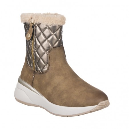 Botines Planos Mujer XTI 143364 Taupe