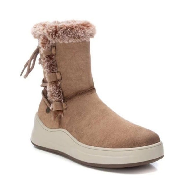 Botines Planos Mujer Refresh 172117 Taupe