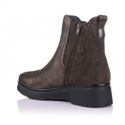 Botines Planos Mujer Pitillos 10052 Marron