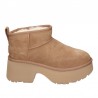 Botines Planos Mujer UGG W Classic Ultra Mini New Cuero