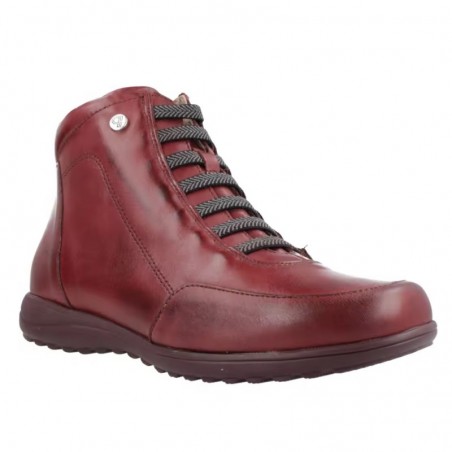 Botines Planos Mujer Pitillos 118 Burdeos